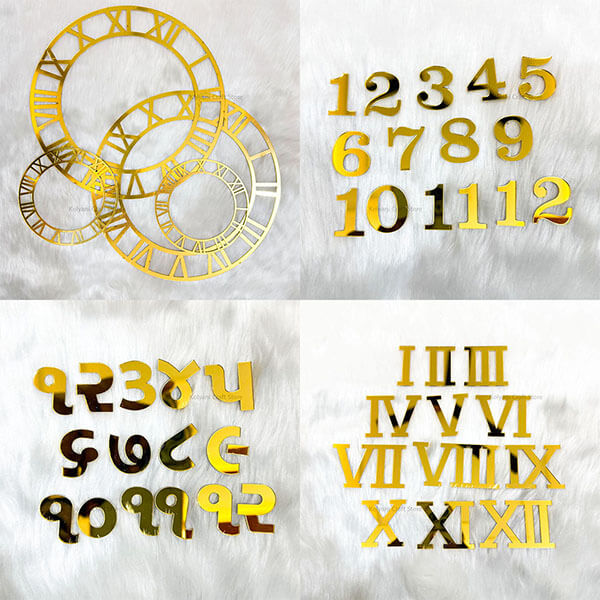 Clock Acrylic Cutout