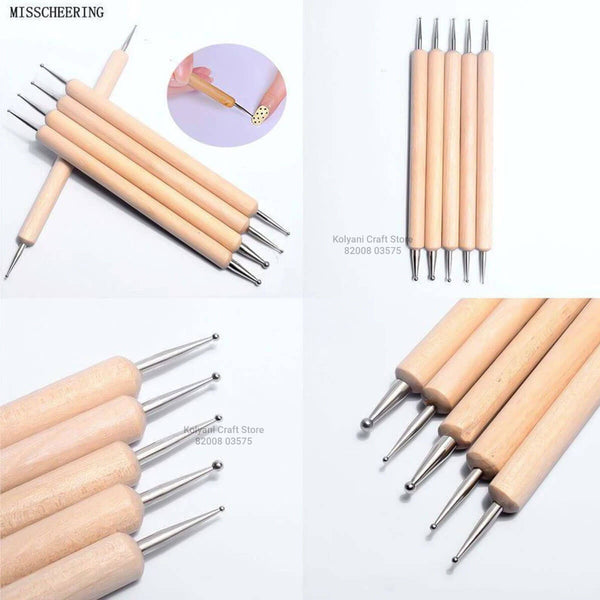 5 Pc 2 Sided Embossing Tool