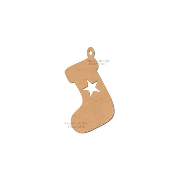 Stockings Christmas Ornament MDF cutout