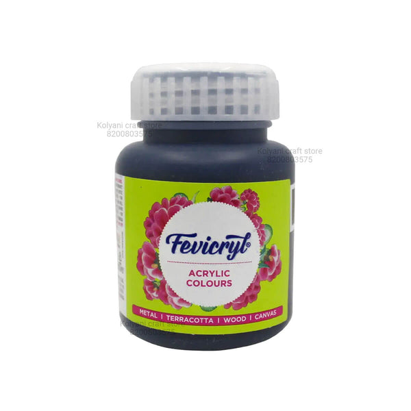 Fevicryl Black Acrylic Colour - 100 ML