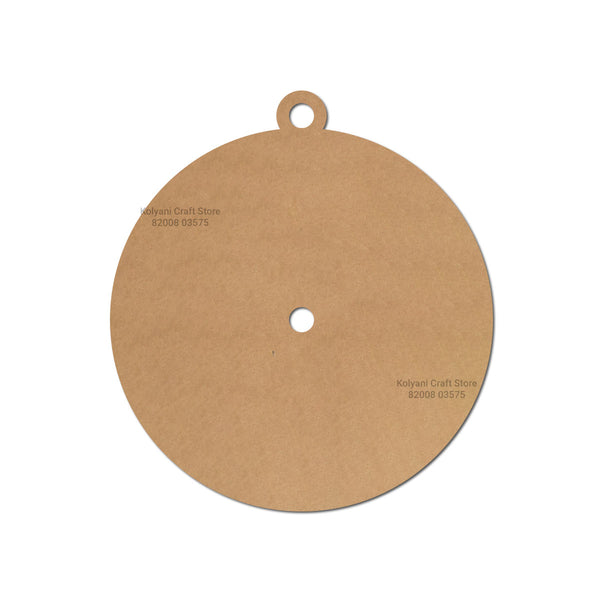 Round Clock Hanging Mdf Base