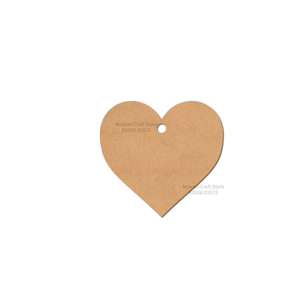 Heart Keychain MDF Cutout