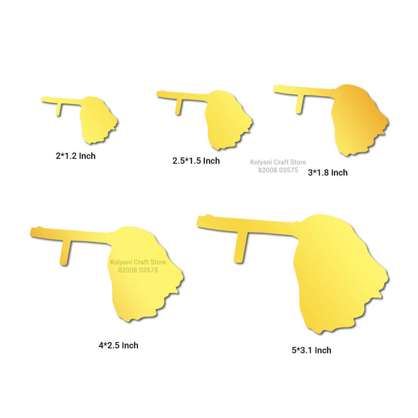 Ogha Acrylic Cutout Gold