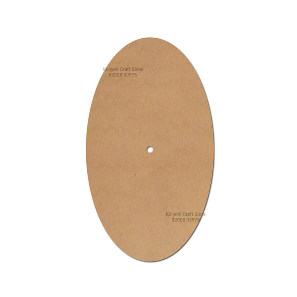 Oval Mdf Clock Base