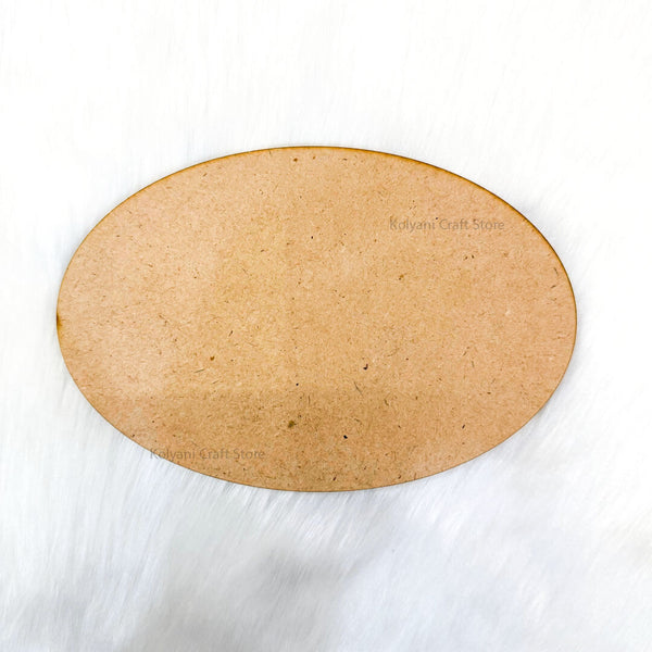 MDF Plain Oval Shape