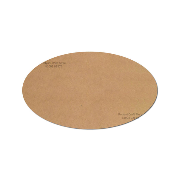 Oval Mdf Name Plate