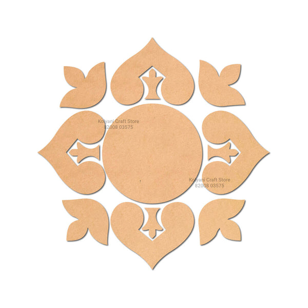 MDF Rangoli Cutouts - D