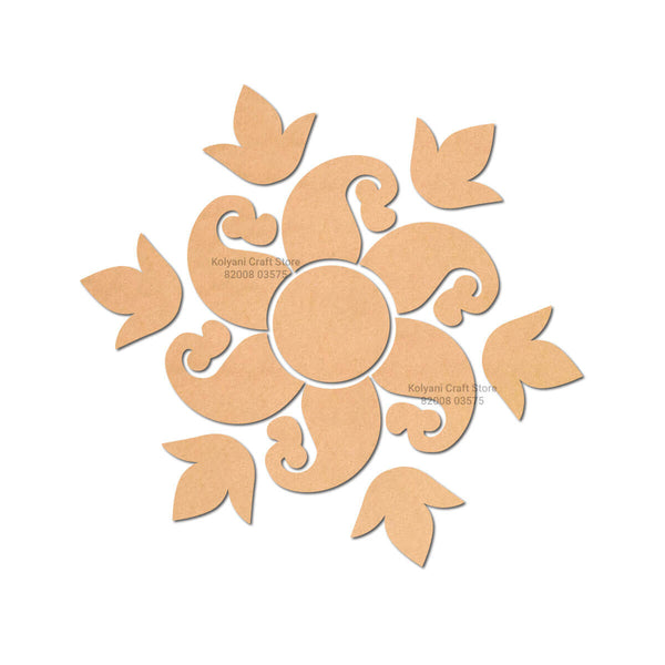 MDF Rangoli Cutouts - H