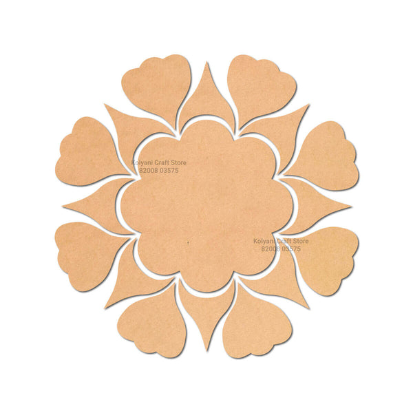 MDF Rangoli Cutouts - J