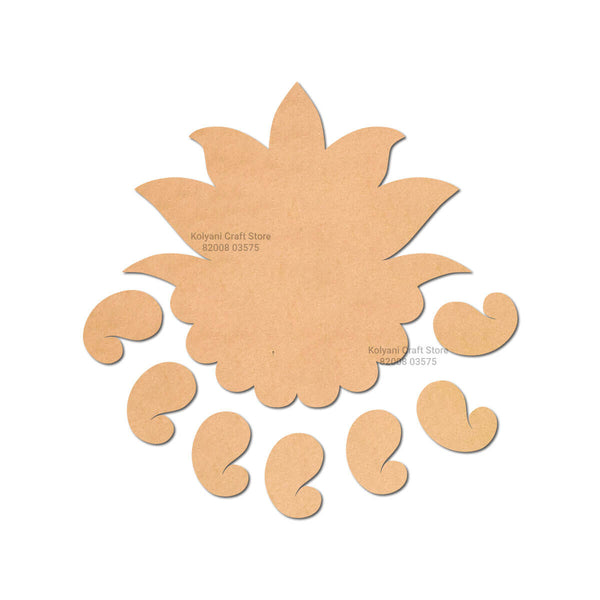 MDF Rangoli Cutouts - N