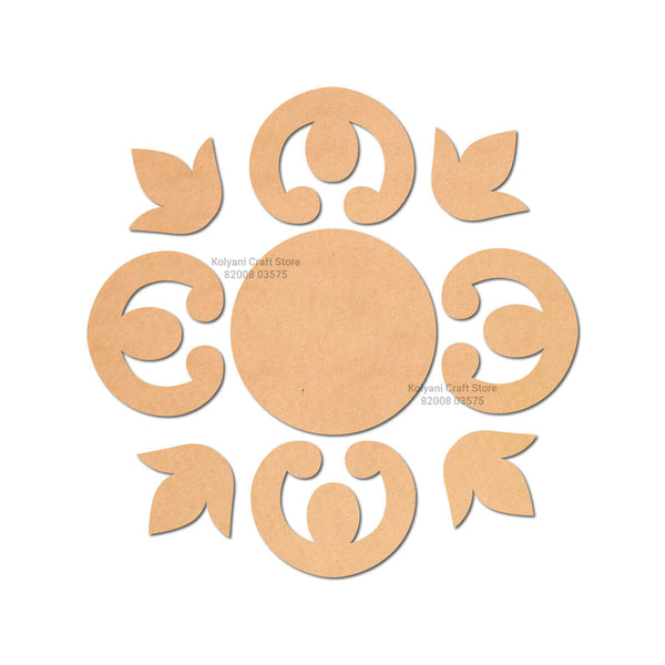MDF Rangoli Cutouts - P