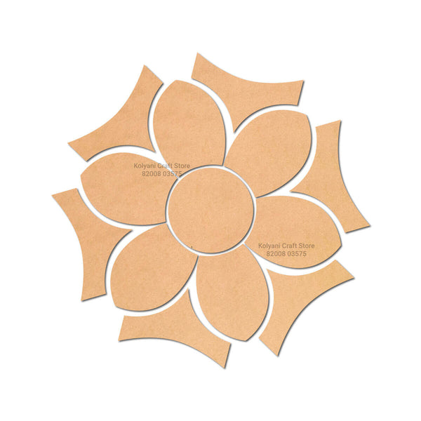 MDF Rangoli Cutouts - T