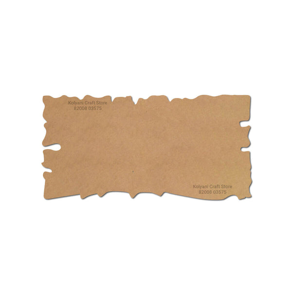 uneven Rectangle Mdf Name Plate Base