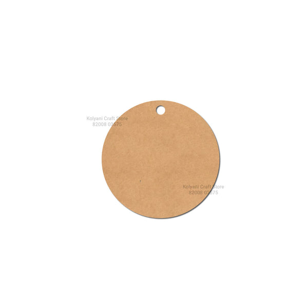 Round Keychain MDF Cutout