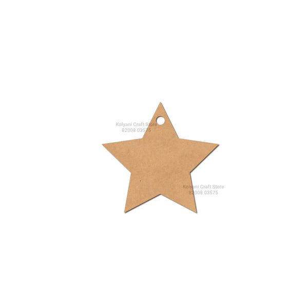 Star Keychain MDF Cutout