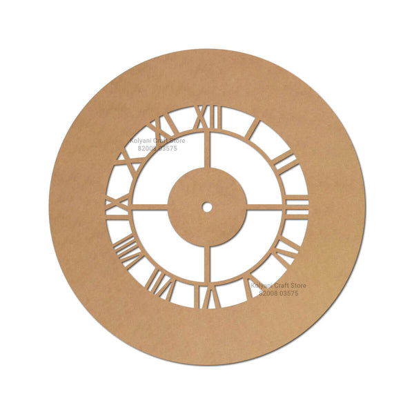 Roman Number Ring Mdf Clock Base